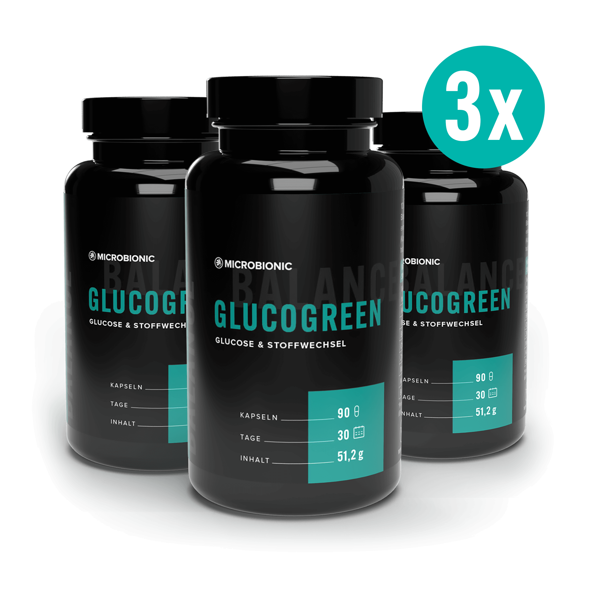 GLUCOGREEN  3er Set