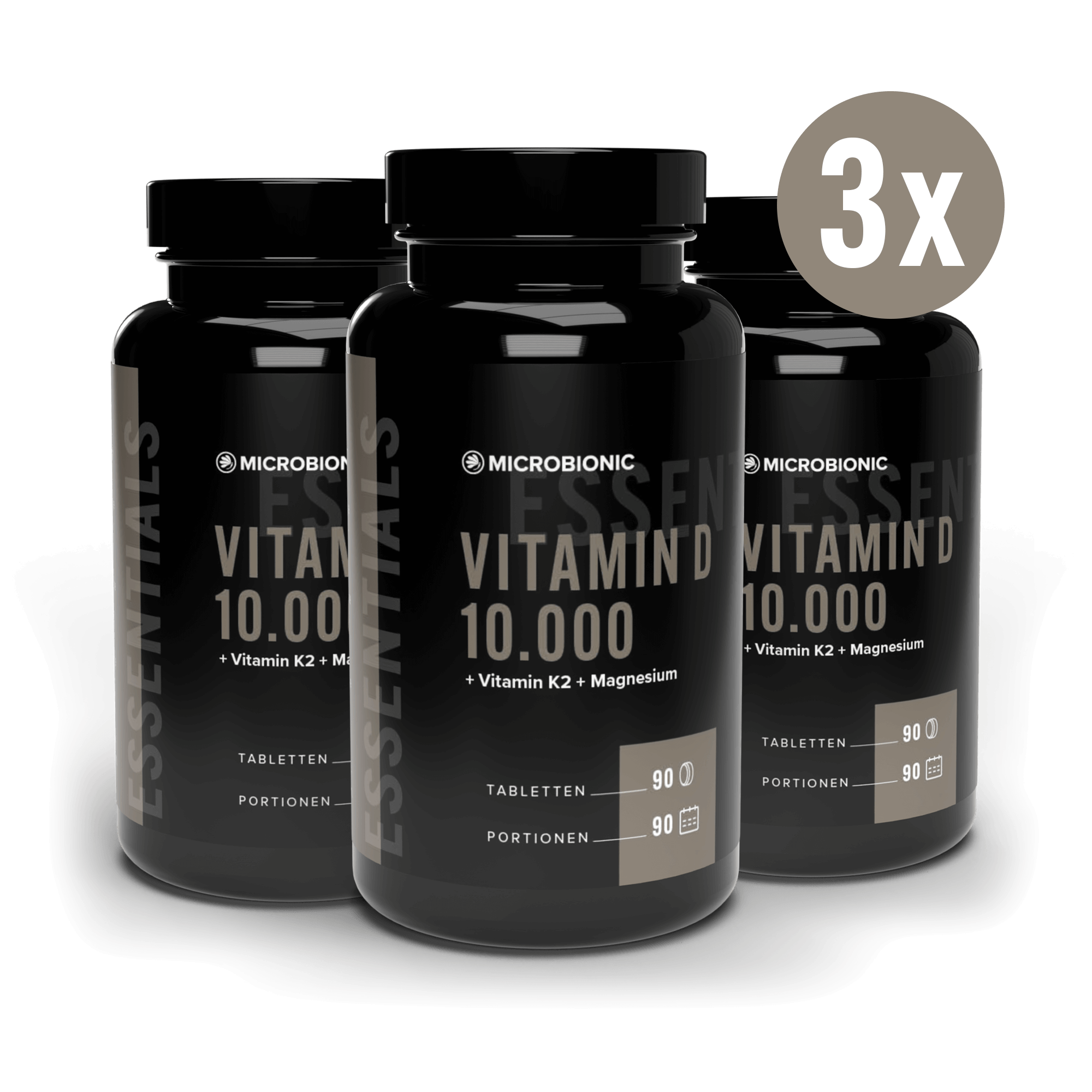 Vitamin D 10.000 Tabletten 3er Set