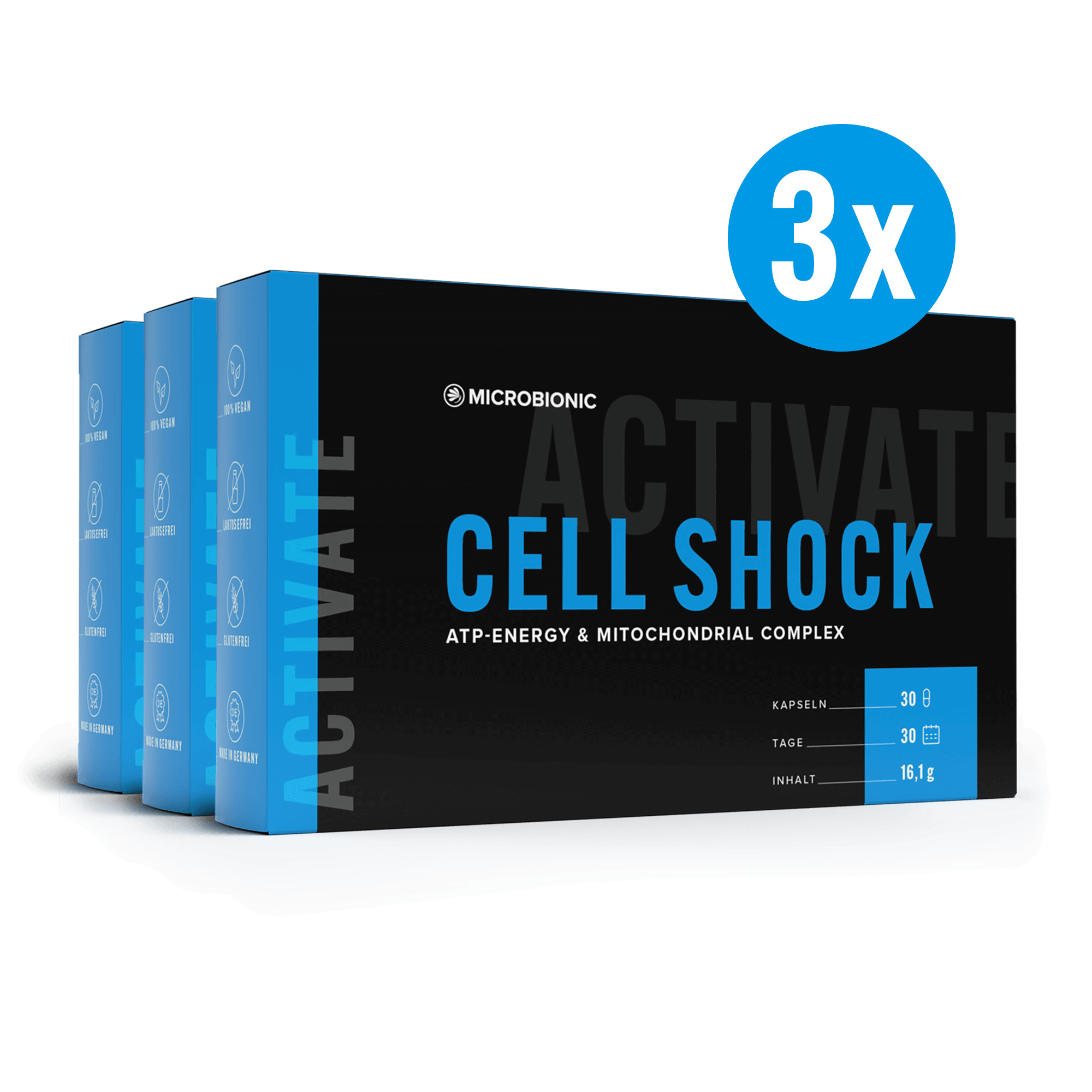 CELL SHOCK 3er Set