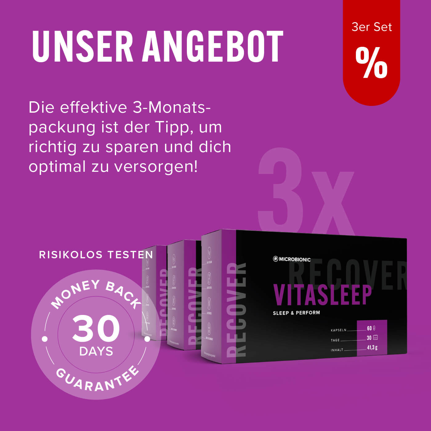 Vitasleep im 3er-Set